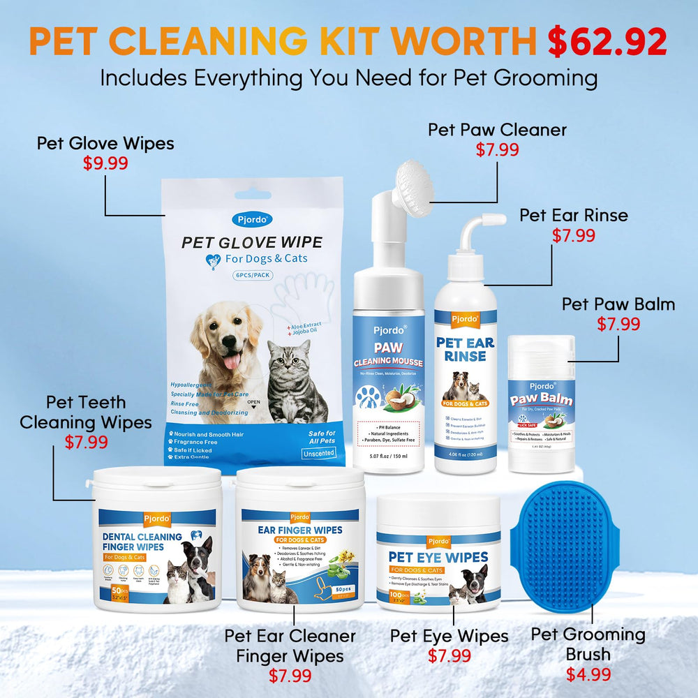 Pjordo paw balm moisturizes and protects dry, cracked paw pads.
