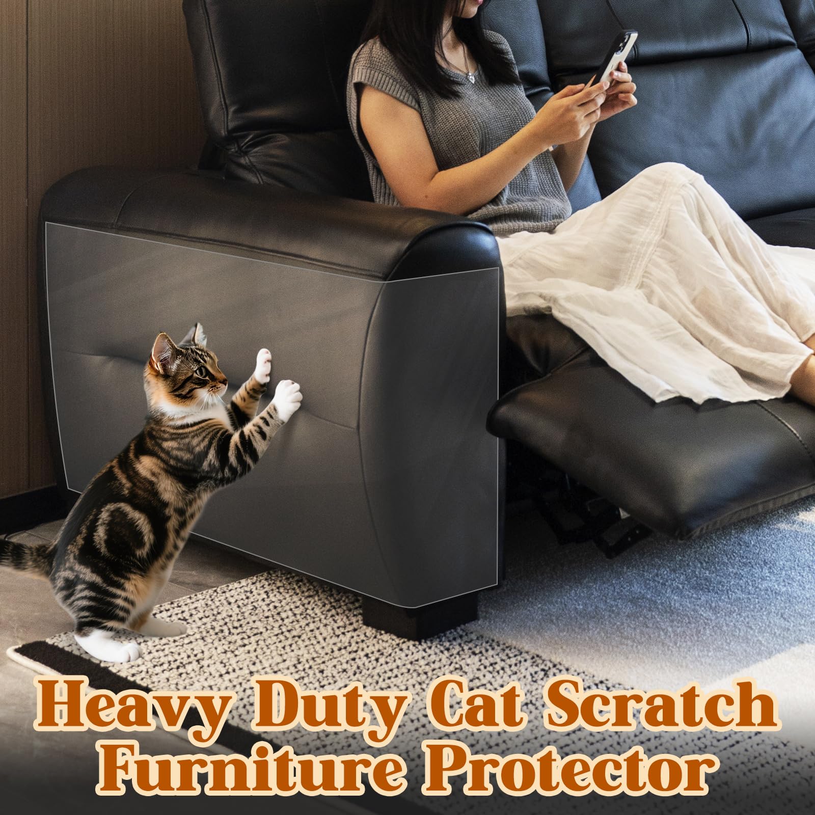 PJT Durable-pvc-material stands up to playful cats over time.