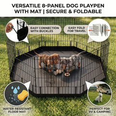 PJYuCien folding playpen mechanism for quick setup