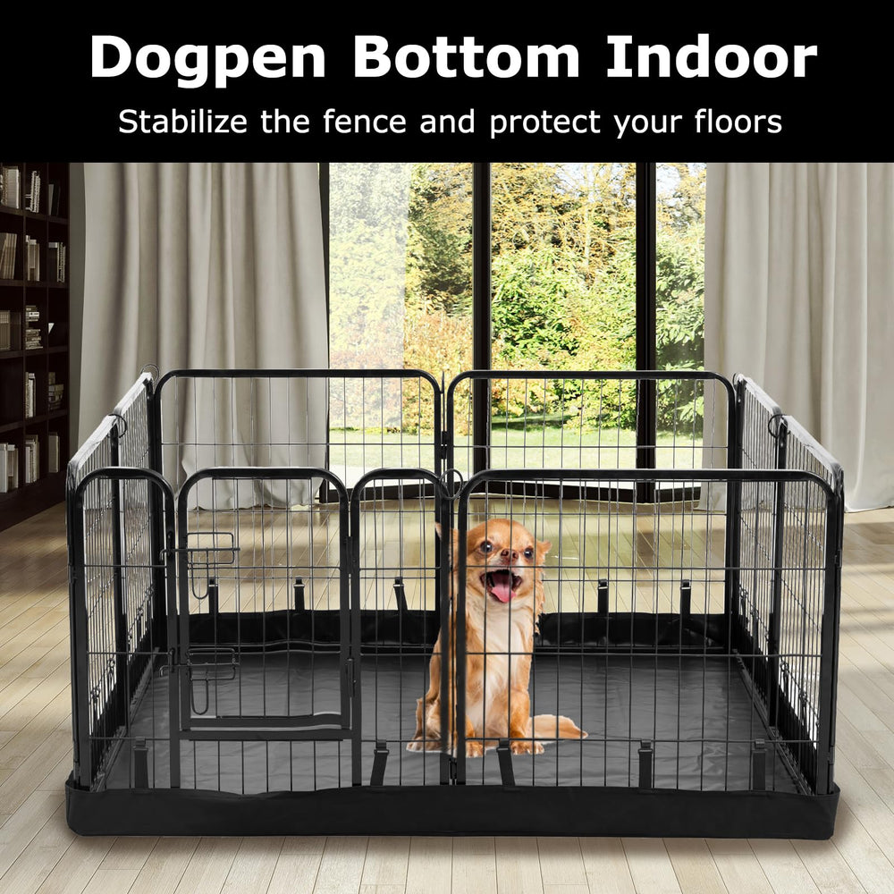 PJYuCien fit for 24in eight-panel playspace ensures a snug enclosure for pets.