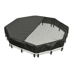 PJYuCien octagonal playpen top cover half mesh for airy pet space.