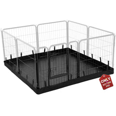 PJYuCien rectangle bottom pad for 24in eight-panel pens protects floors during play.