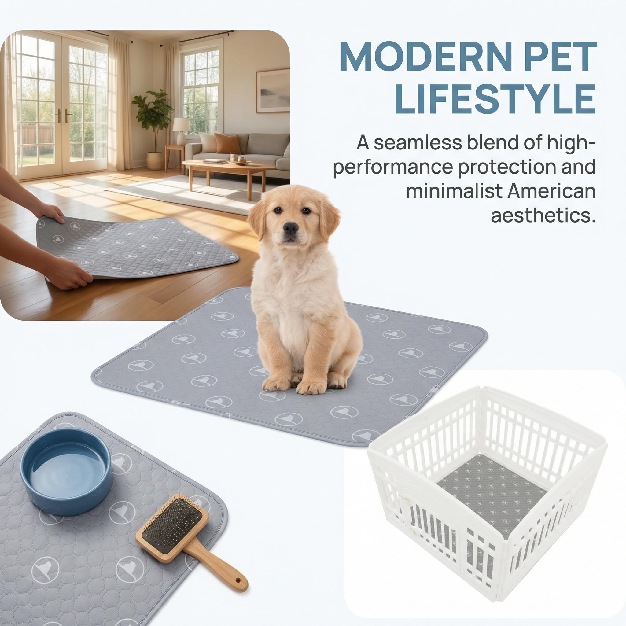 PJYuCien soft middle layer cushions pets during naps