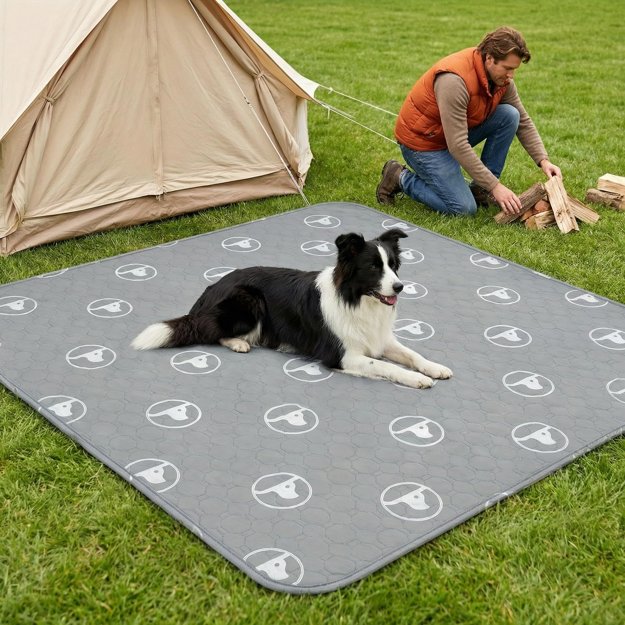 PJYuCien versatile travel mat for on-the-go pets