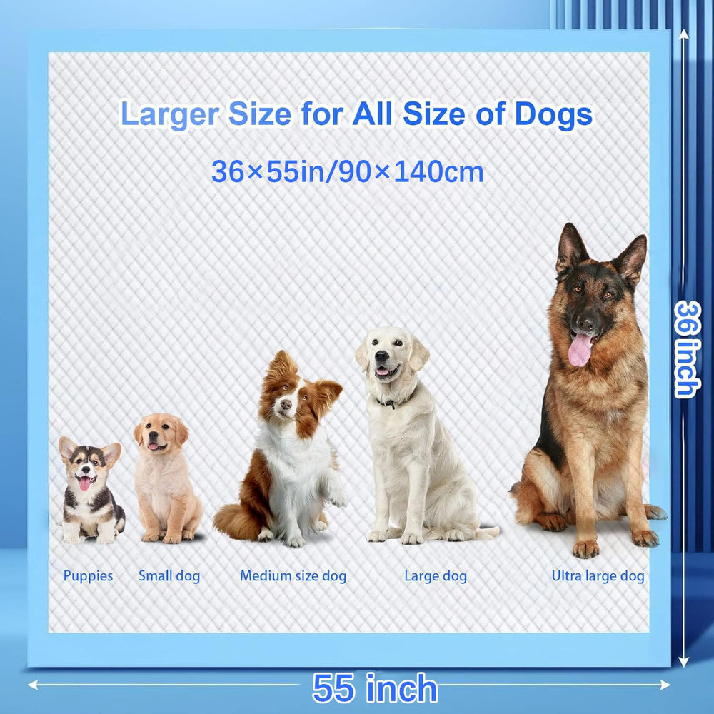 PJYRTOQ extra-large pee pad holds more liquid for busy homes.