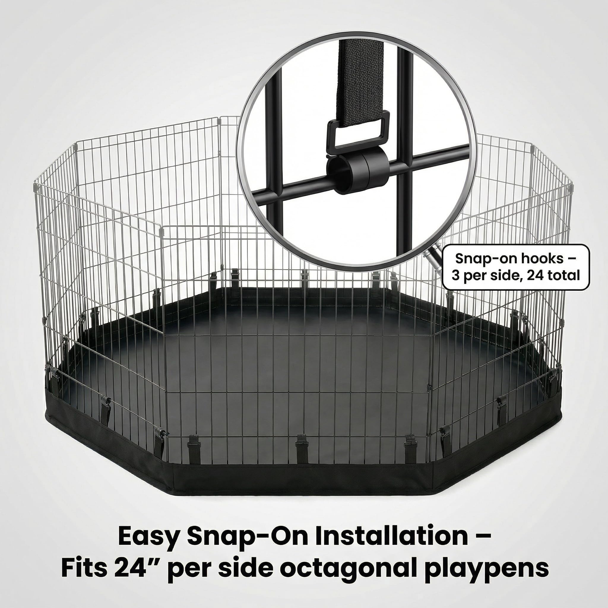 PJYuCien waterproof bottom pad made of Oxford fabric shields surfaces