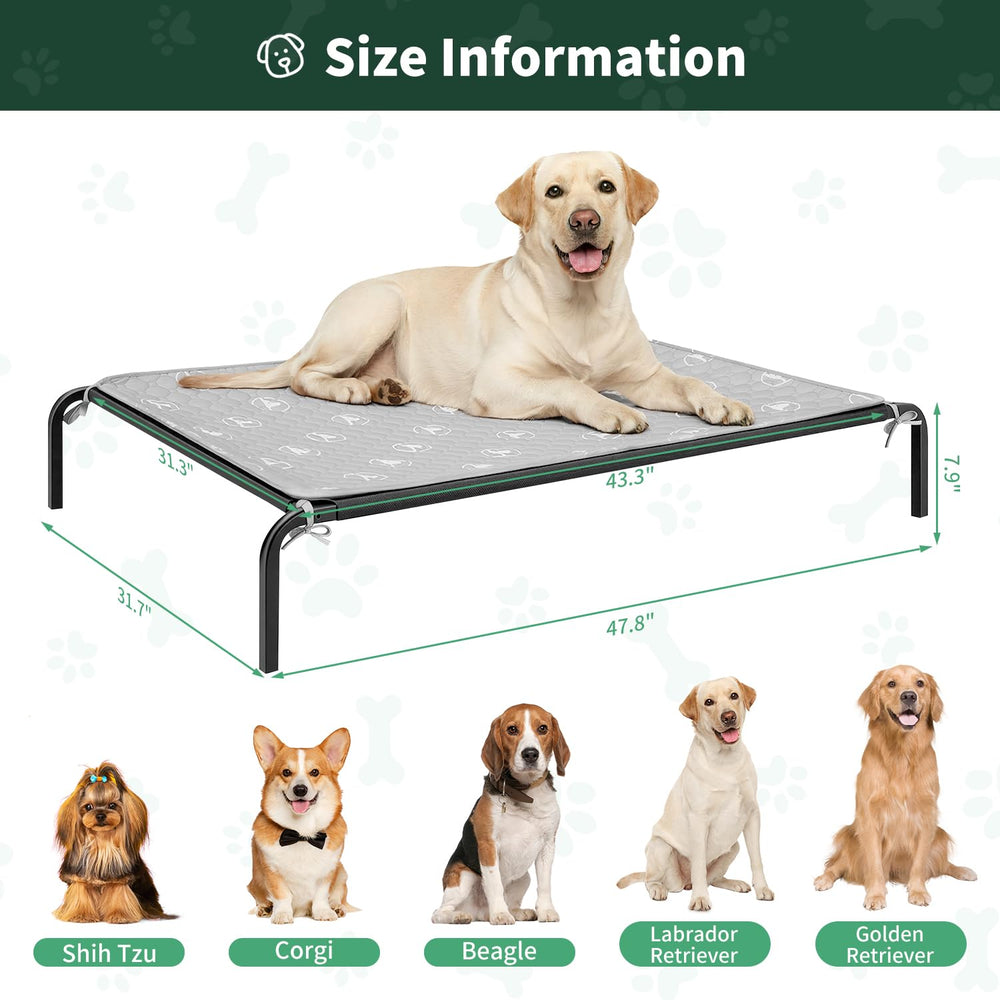 PJYuCien pad fitted to bed demonstrates secure attachment for mess-free resting.