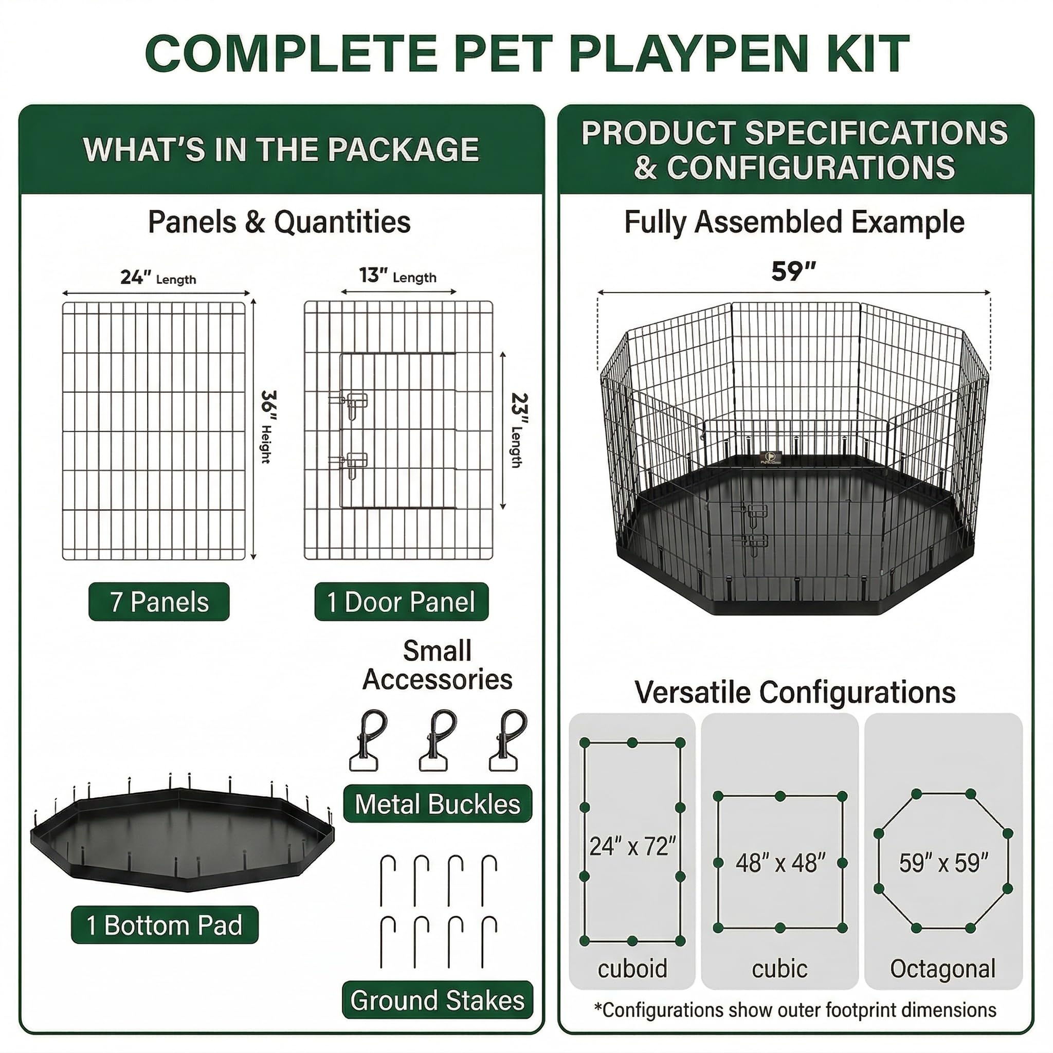 PJYuCien dog playpen indoor outdoor versatility in real home or yard settings