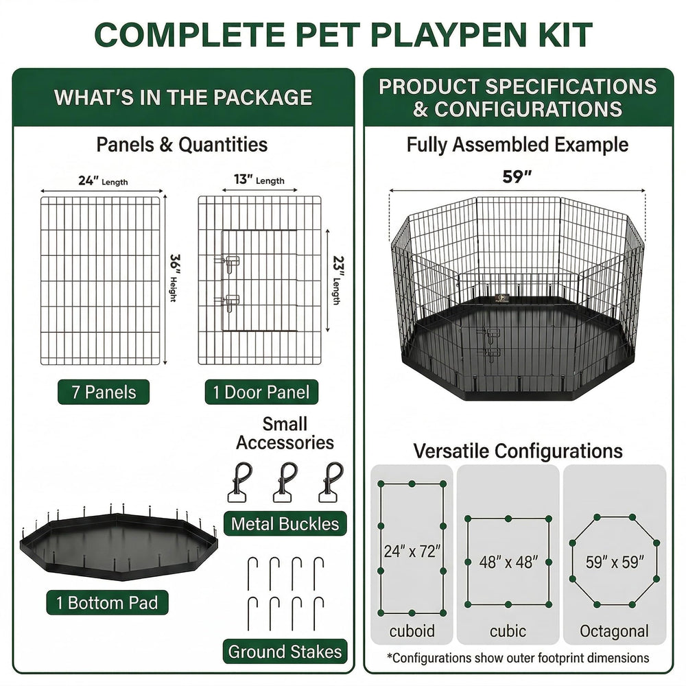 PJYuCien dog playpen indoor outdoor versatility in real home or yard settings