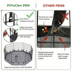 PJYuCien metal frame rust-resistant for indoor and outdoor use.