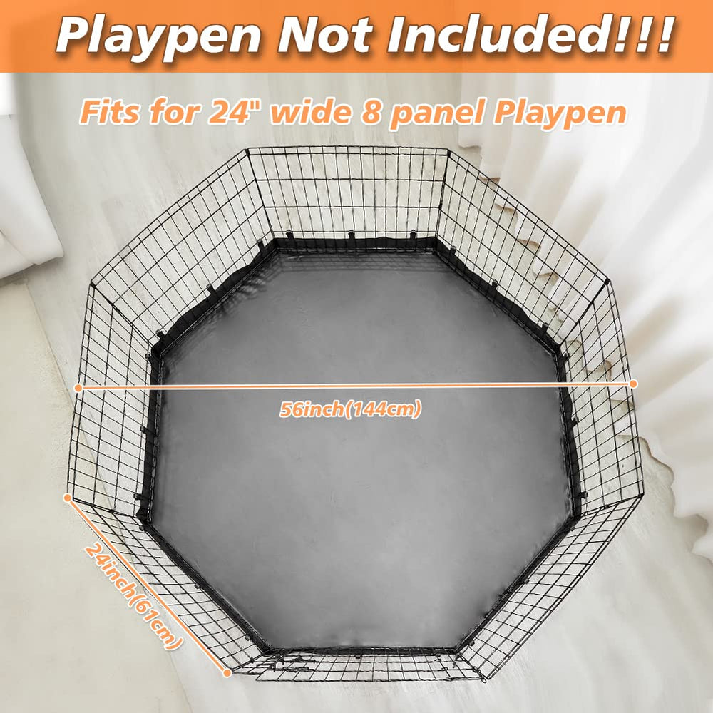 Durable 600D Oxford fabric on PJYuCien bottom pad withstands playful sessions.