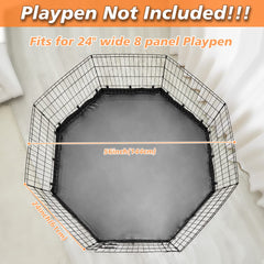Durable 600D Oxford fabric on PJYuCien bottom pad withstands playful sessions.