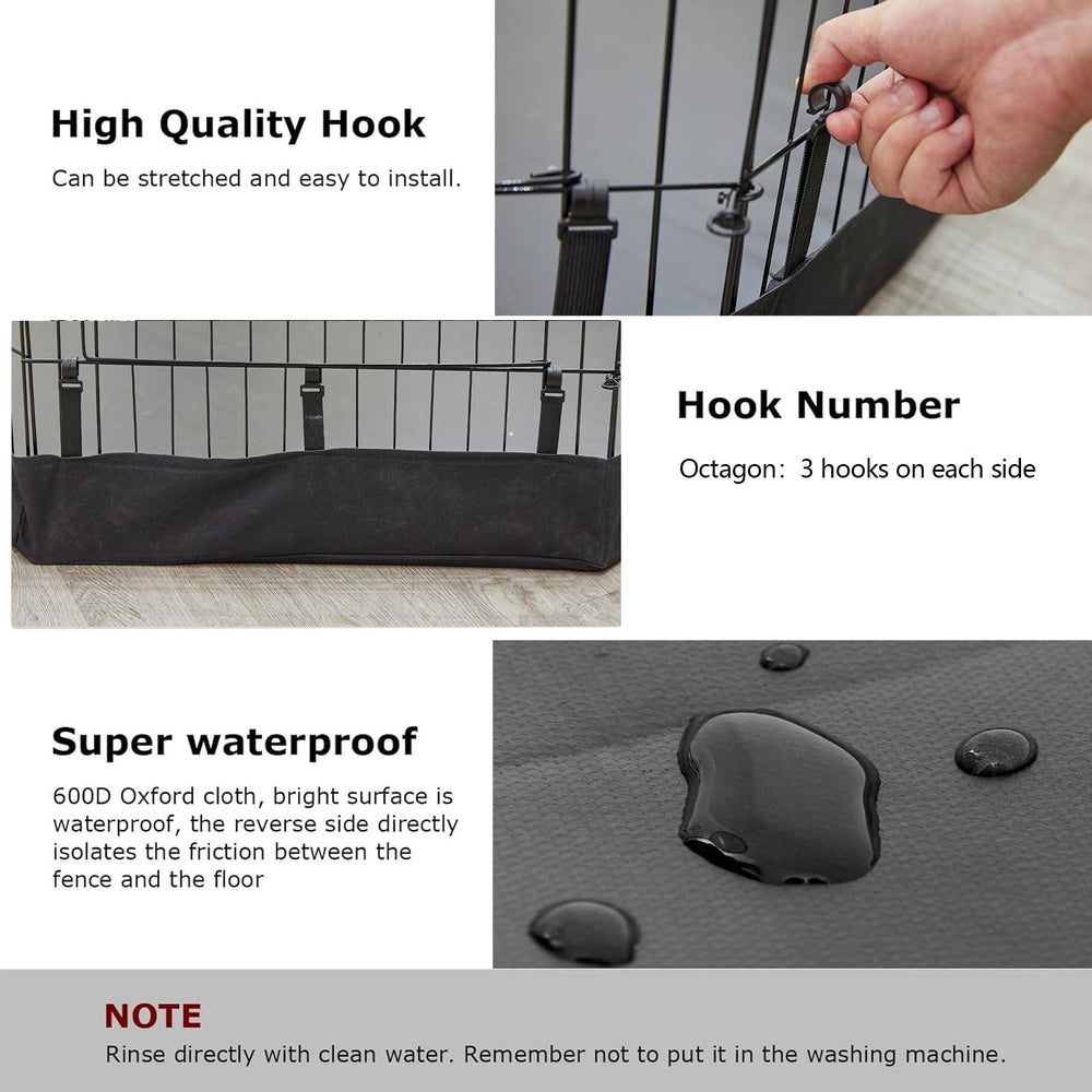 PJYuCien waterproof bottom pad surface protecting floors during playtime.