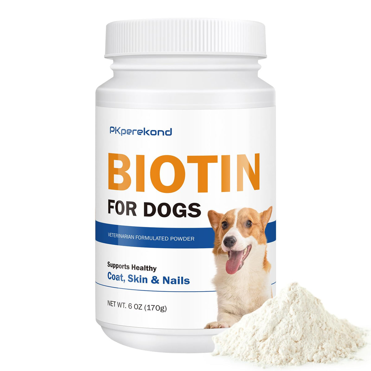 PKperekond Biotin for Dogs coat shine promotes a healthier, glossier coat.