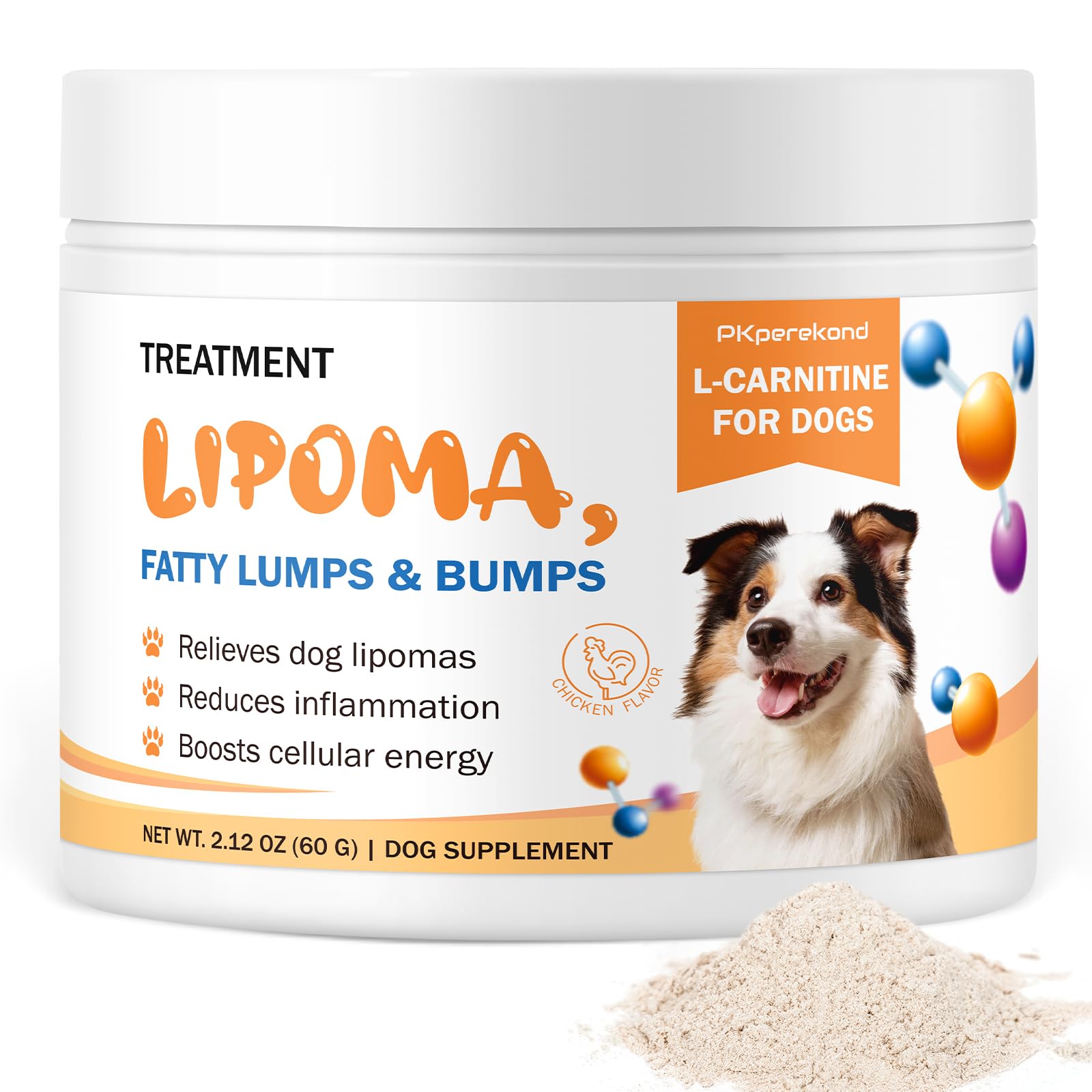 PKperekond dog lipoma relief: supports fat metabolism for more comfort