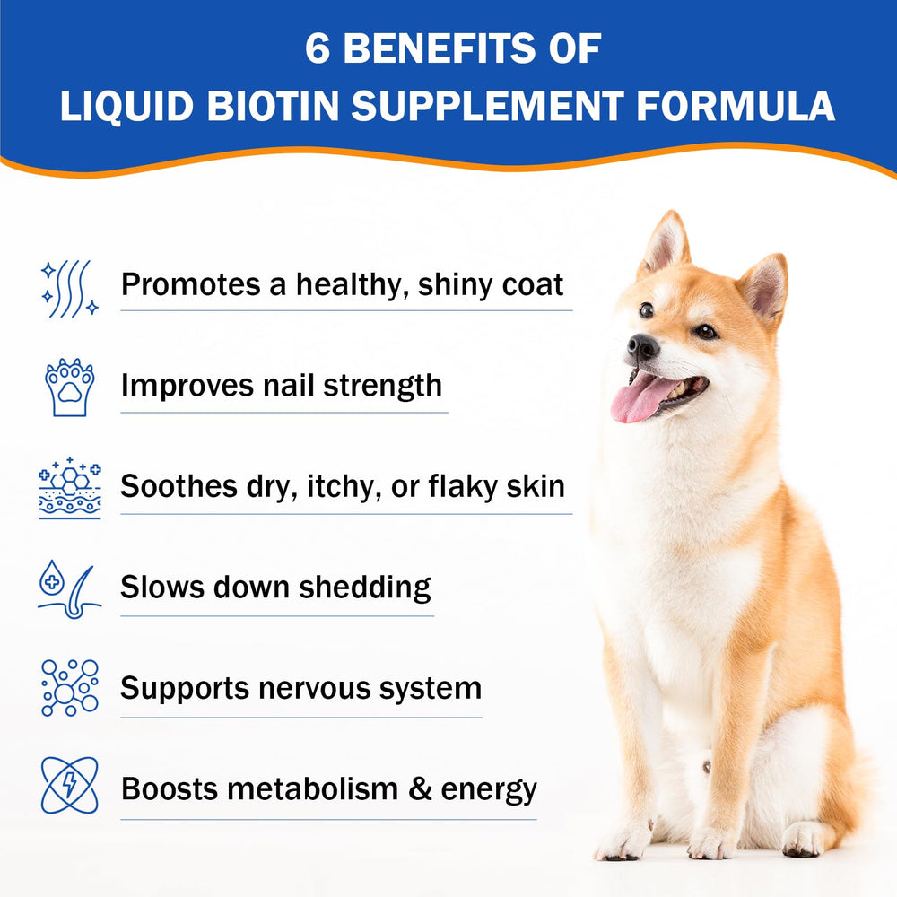 PKperekond biotin for dogs coat shine enhances softness and vibrancy