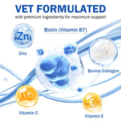 PKperekond biotin and collagen support nails and paw health