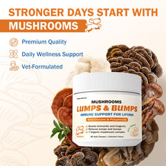 PKperekond maitake shiitake blend chews for dogs comfort and tissue health
