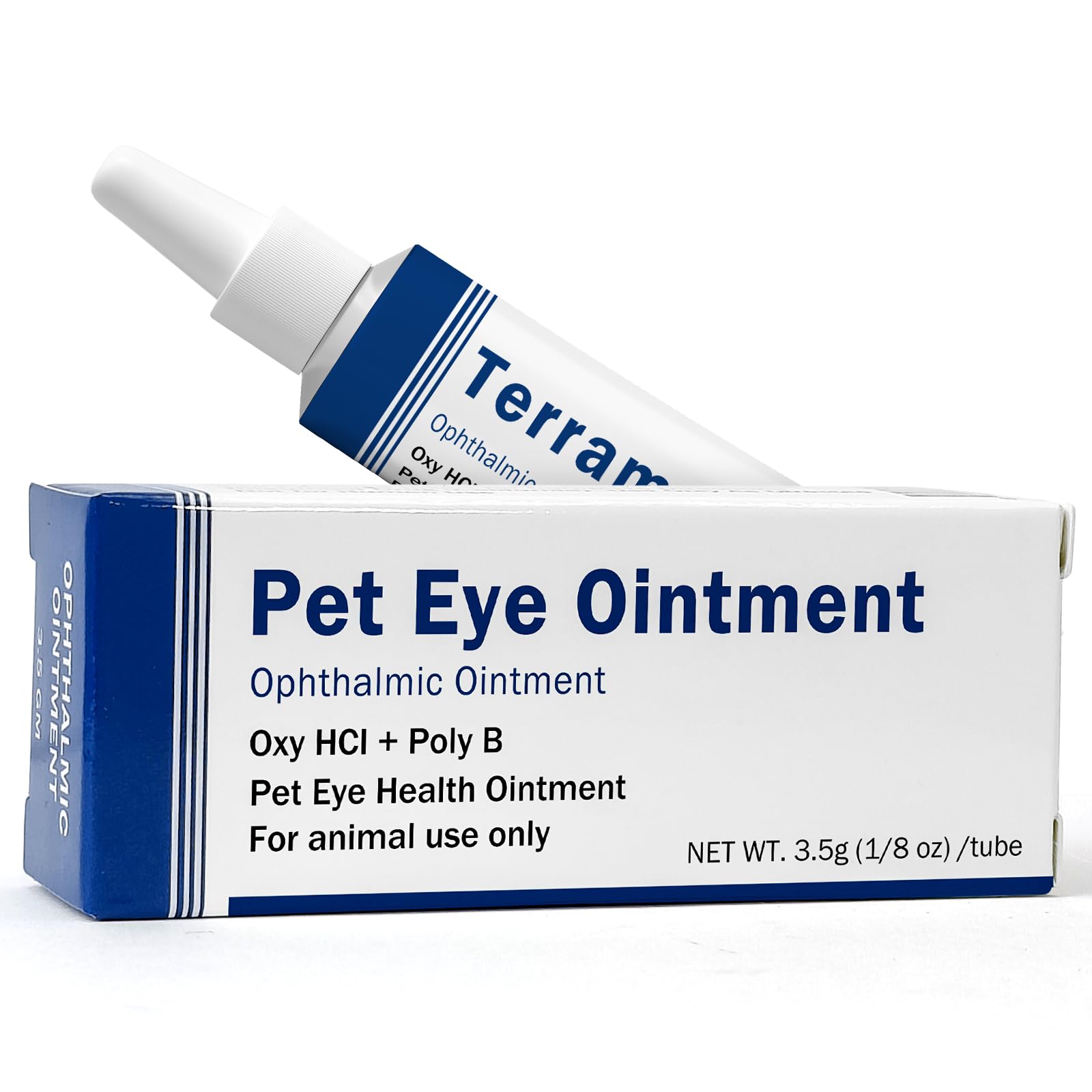 PKperekond Pet Eye Cream bottle top view for easy pet eye care