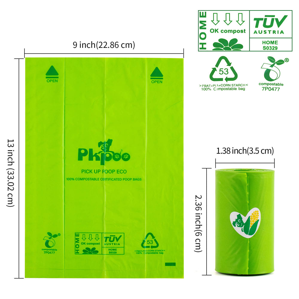 Pkpoo 13x9 inch bags laid out for multi-use tasks