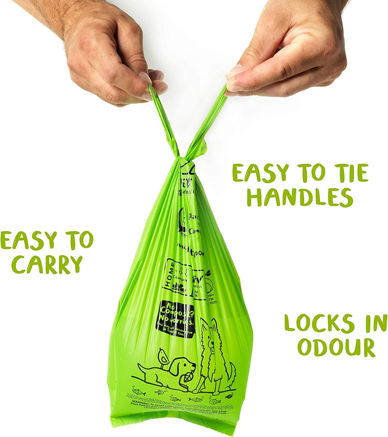 PLANET POOP TÜV AUSTRIA certified compostable bags meet standards for compostability.