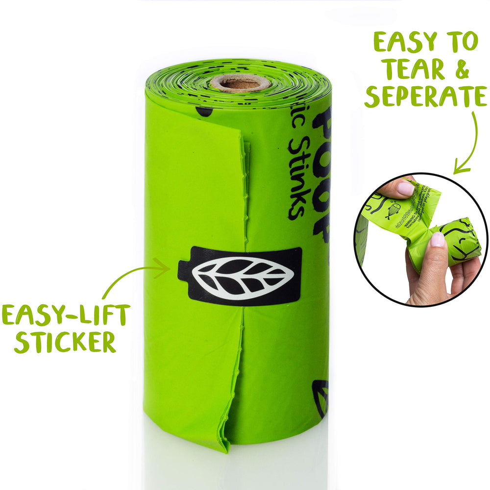 PLANET POOP bags suitable for dogs and cats during daily outings