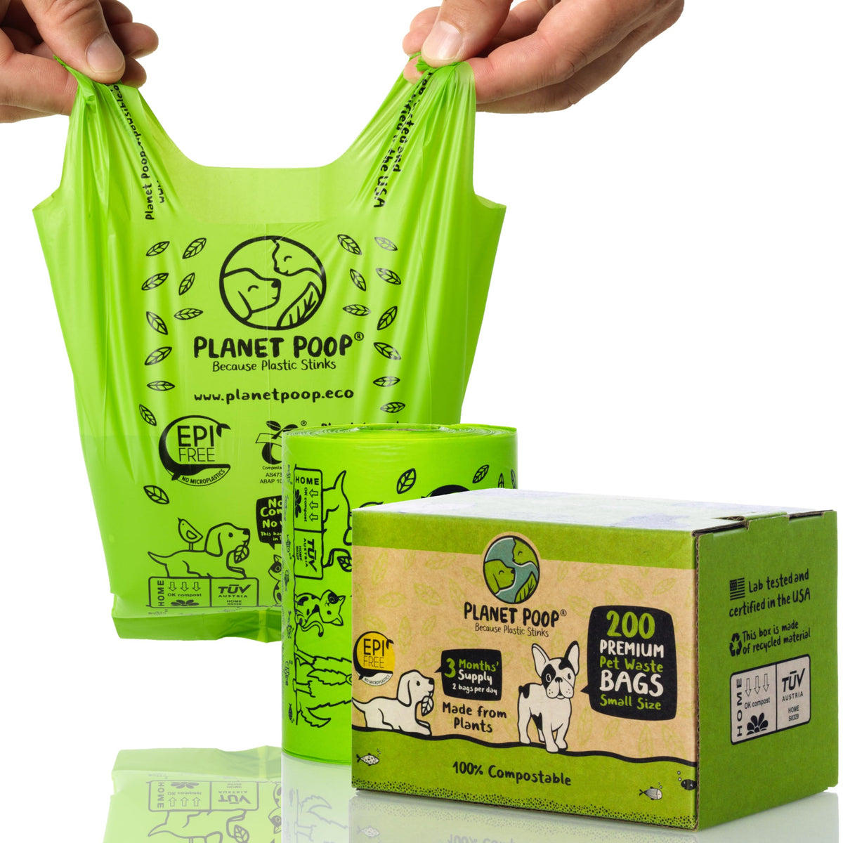 Planet Poop mini-size grab-and-go roll for quick cleanup