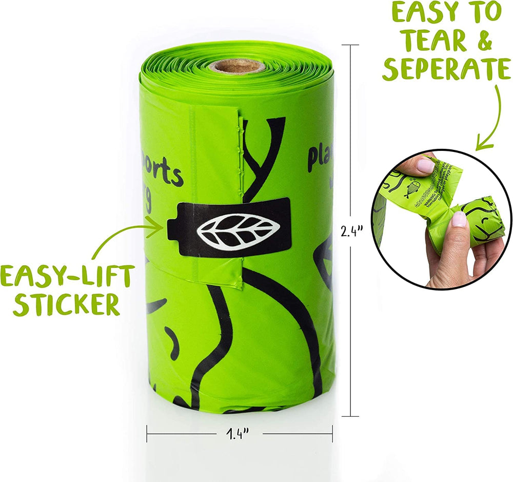 PLANET POOP 240-bag pack provides a long-lasting supply for pet waste needs.