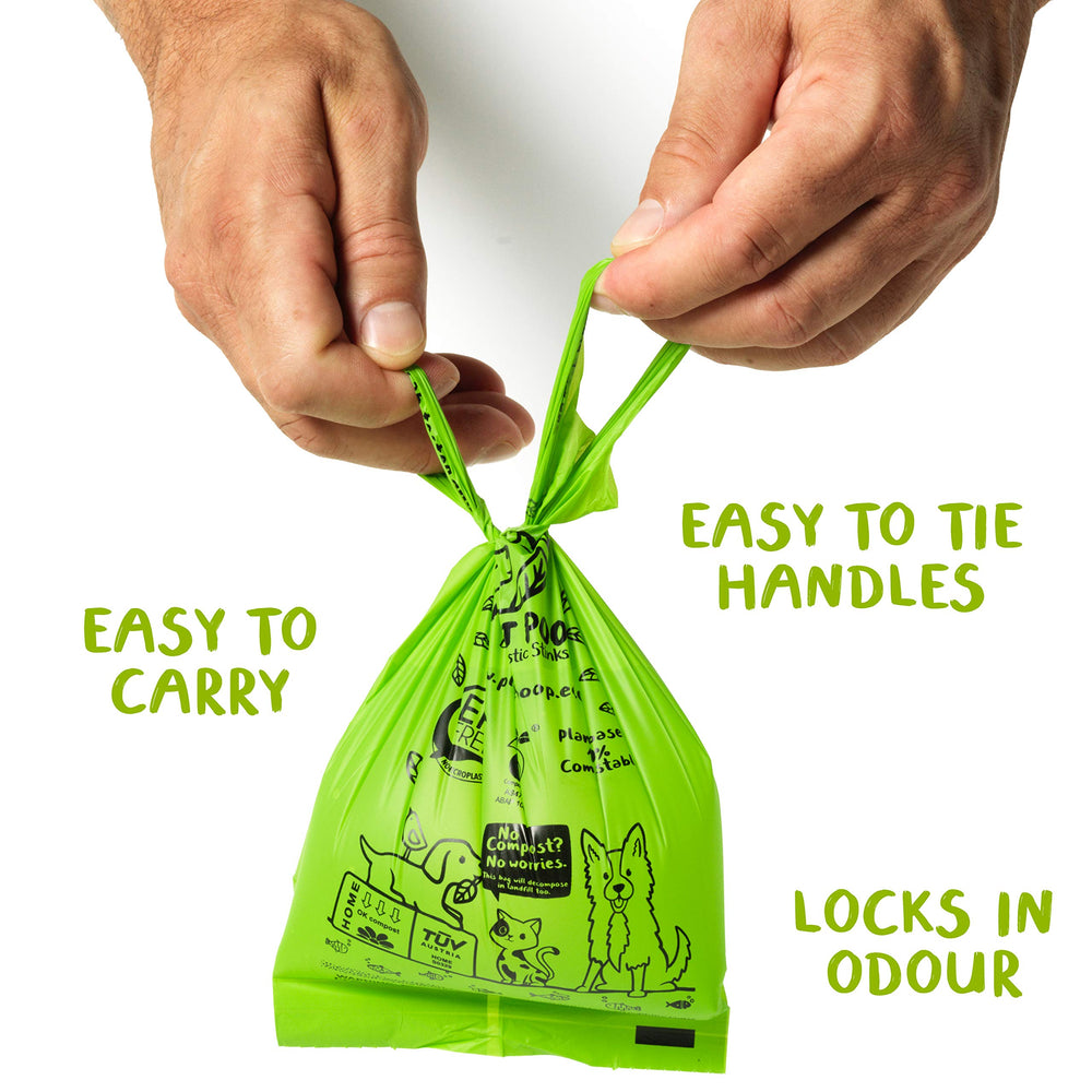 Planet Poop plant-based bags for eco-friendly pet care