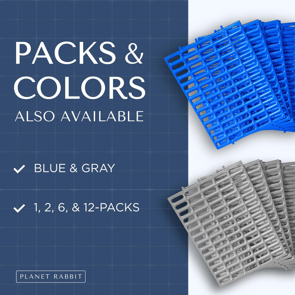 Planet Rabbit mats simplify cage cleaning and upkeep.
