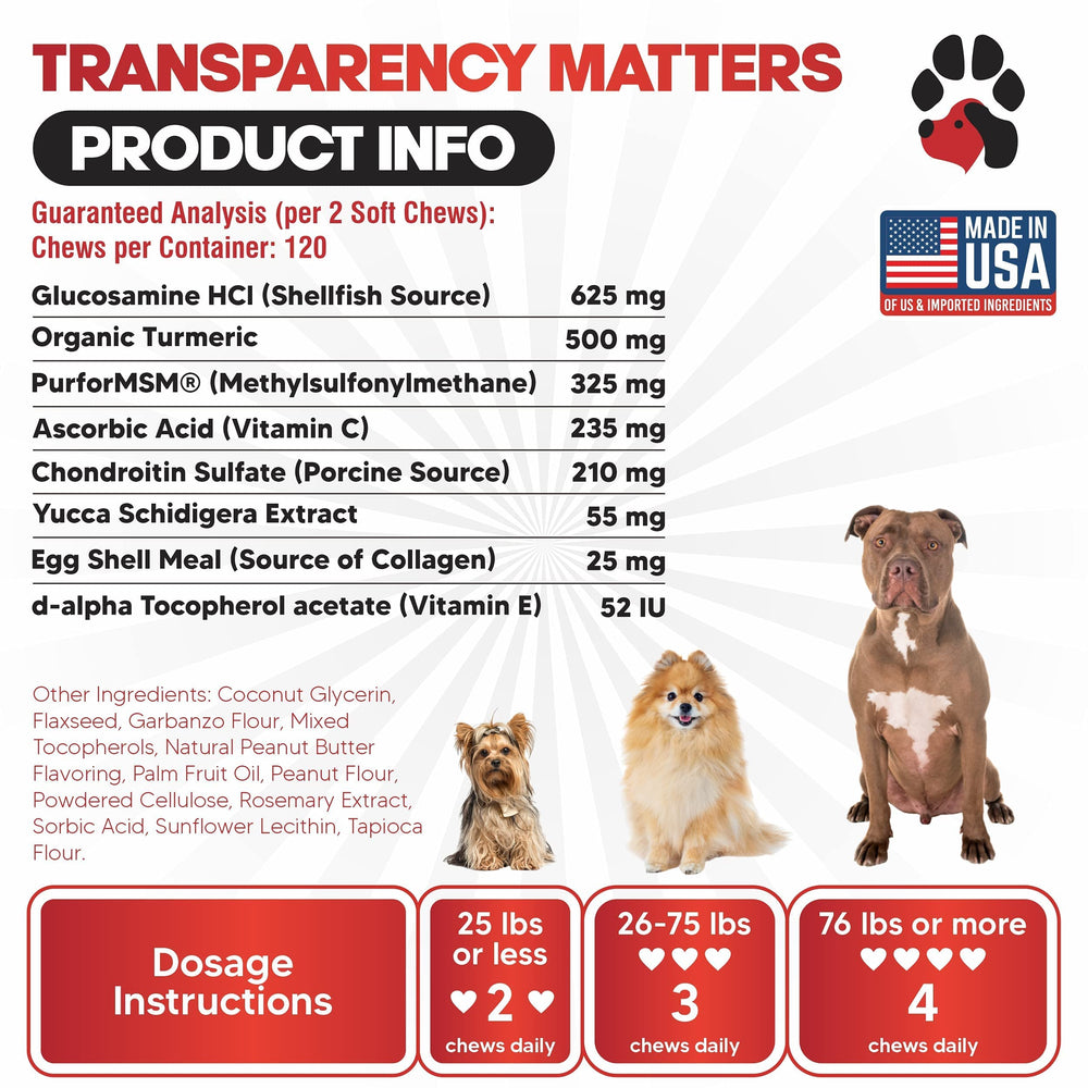 Plano Paws ActivTreats turmeric and yucca antioxidants help reduce inflammation