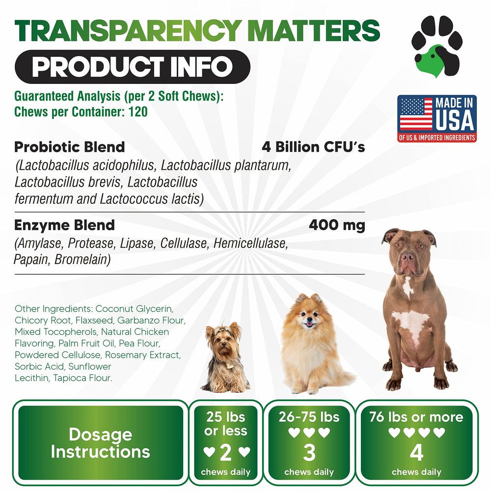Planopaws dog gut health chews on surface emphasizing tasty, easy-to-consume probiotic treat