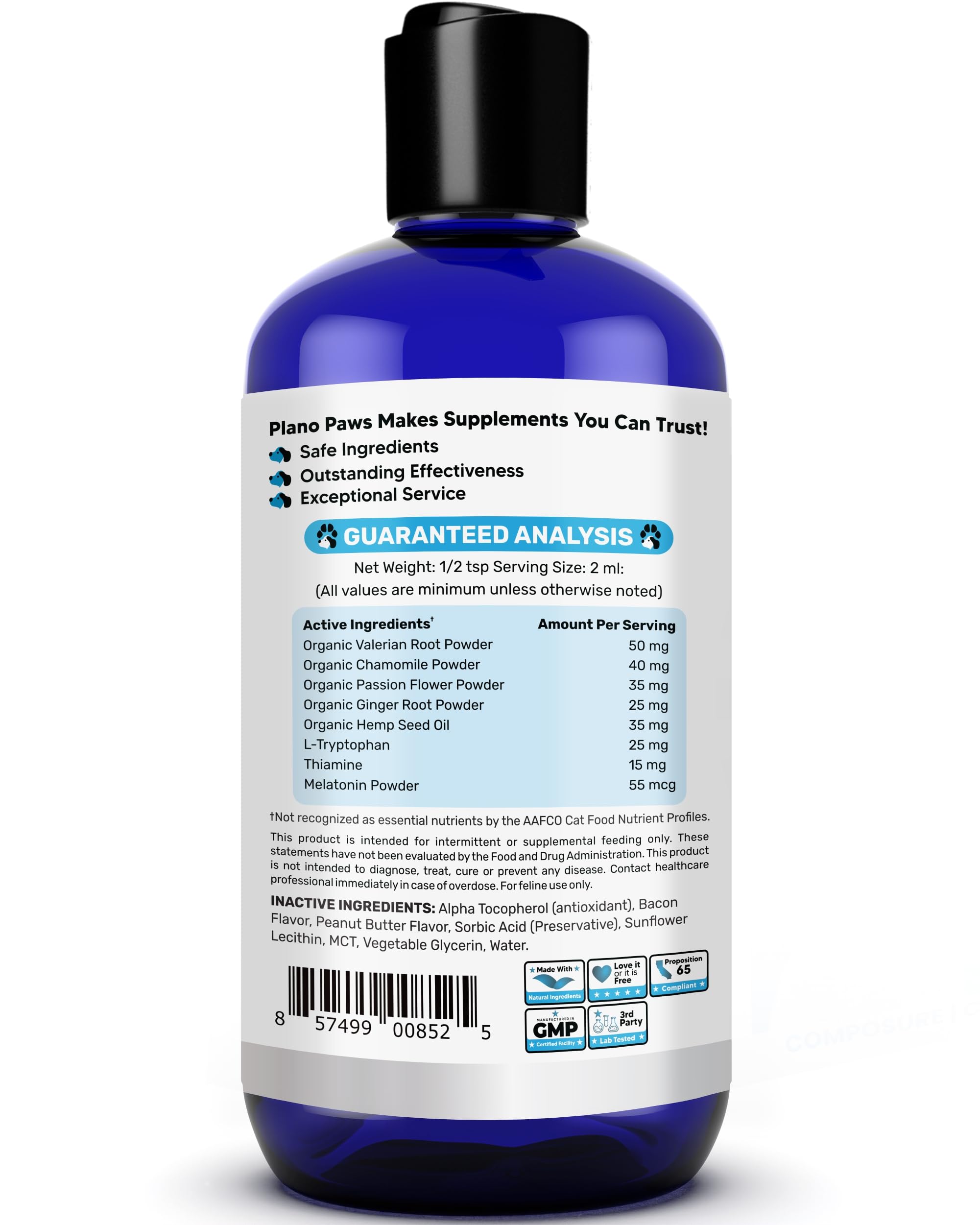 Planopaws easy-administer drops visualize mix-with-food or direct-dosing options.