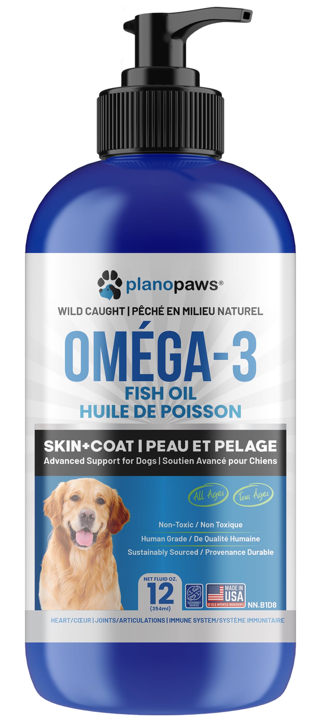 Planopaws heart health focus for dogs via omega-3 oil