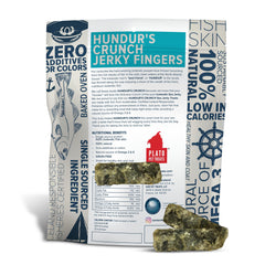 PLATO Hundur's Crunch Jerky Fingers air-dried cod skin for dogs