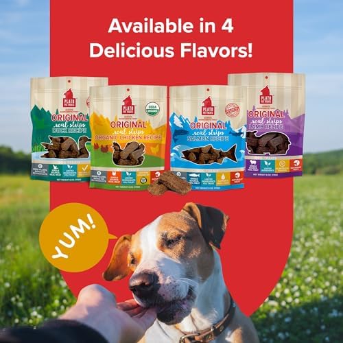 PLATO Real Strips two-pack 18oz offering convenient portions for all dog sizes