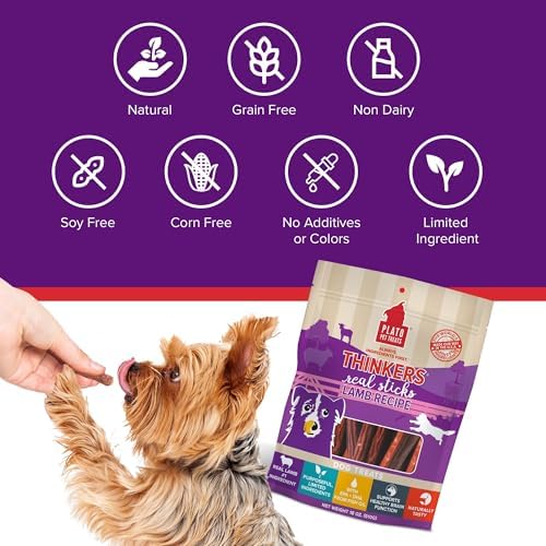 PLATO Thinkers limited-ingredients treats emphasize natural flavor.