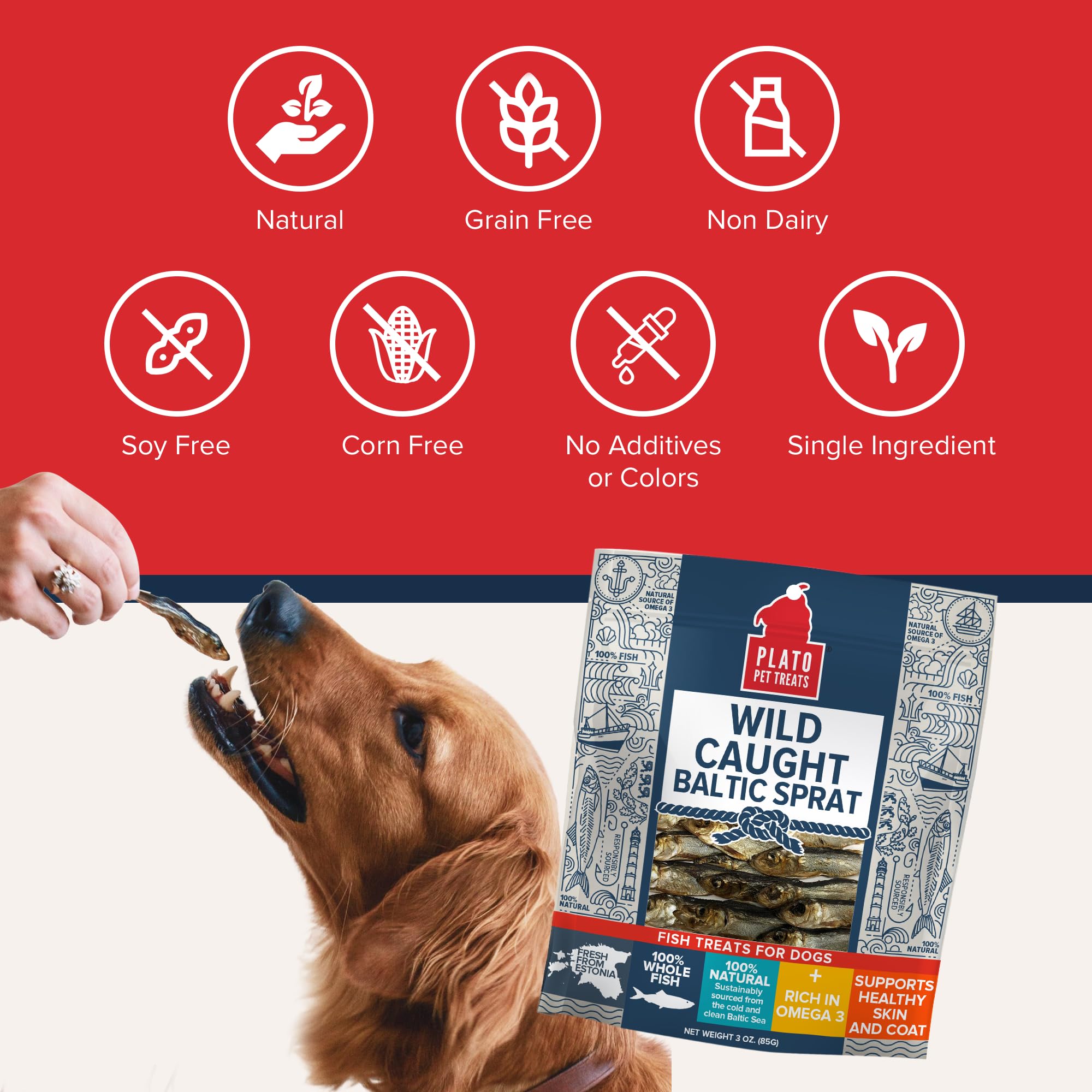 Plato training treats ideal for rewards and focus.