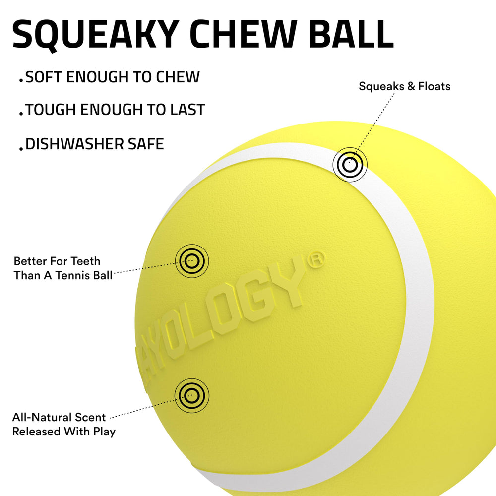 Playology chicken-scented small dog ball offers scent-driven fetch