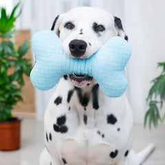 Playology diamond quilting plush toy providing durable chew surface