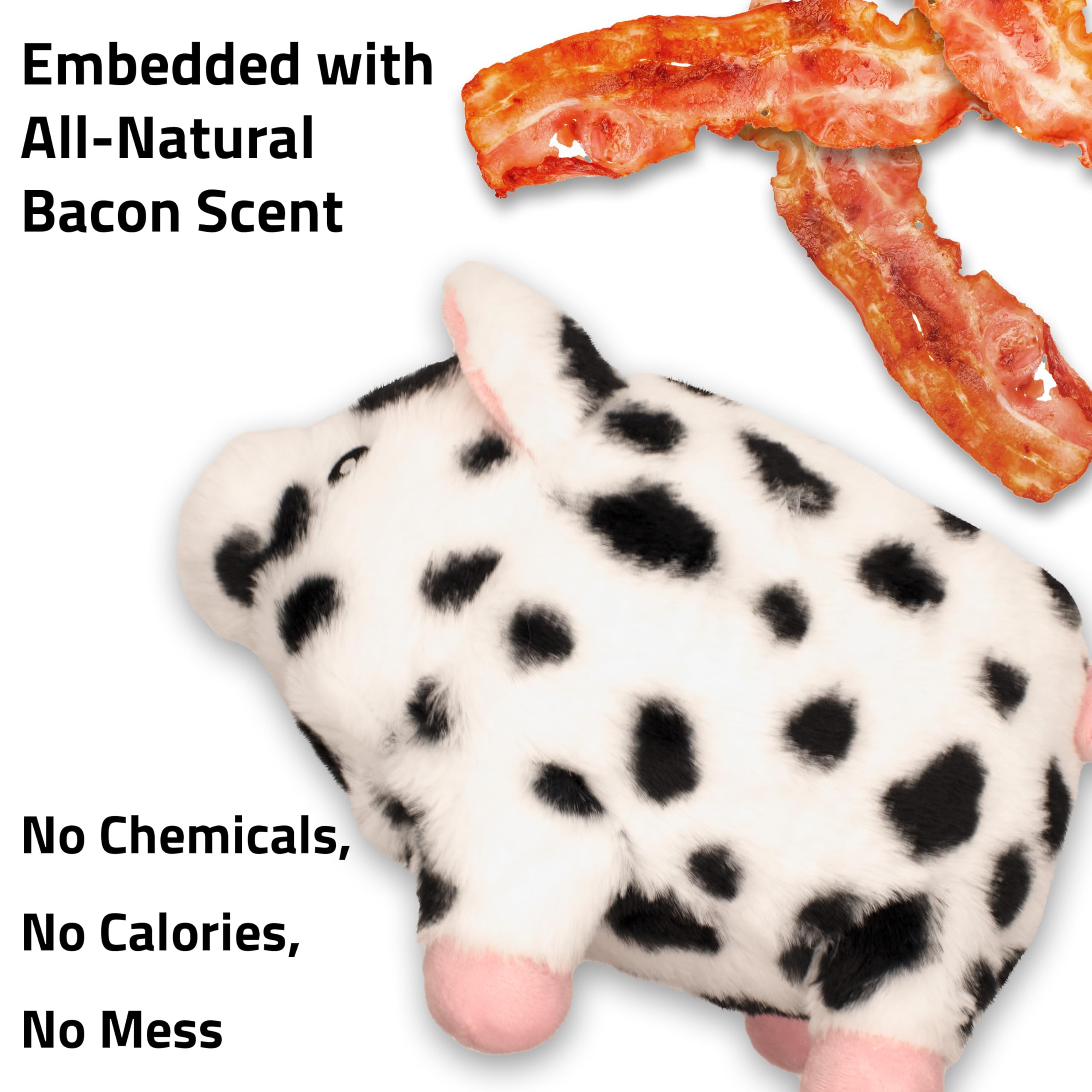 Playology Encapsiscent technology delivers natural scent through the toy during chew play.