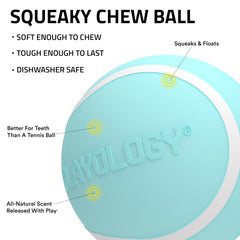 Playology peanut butter scent Encapsiscent ball for long lasting aroma.