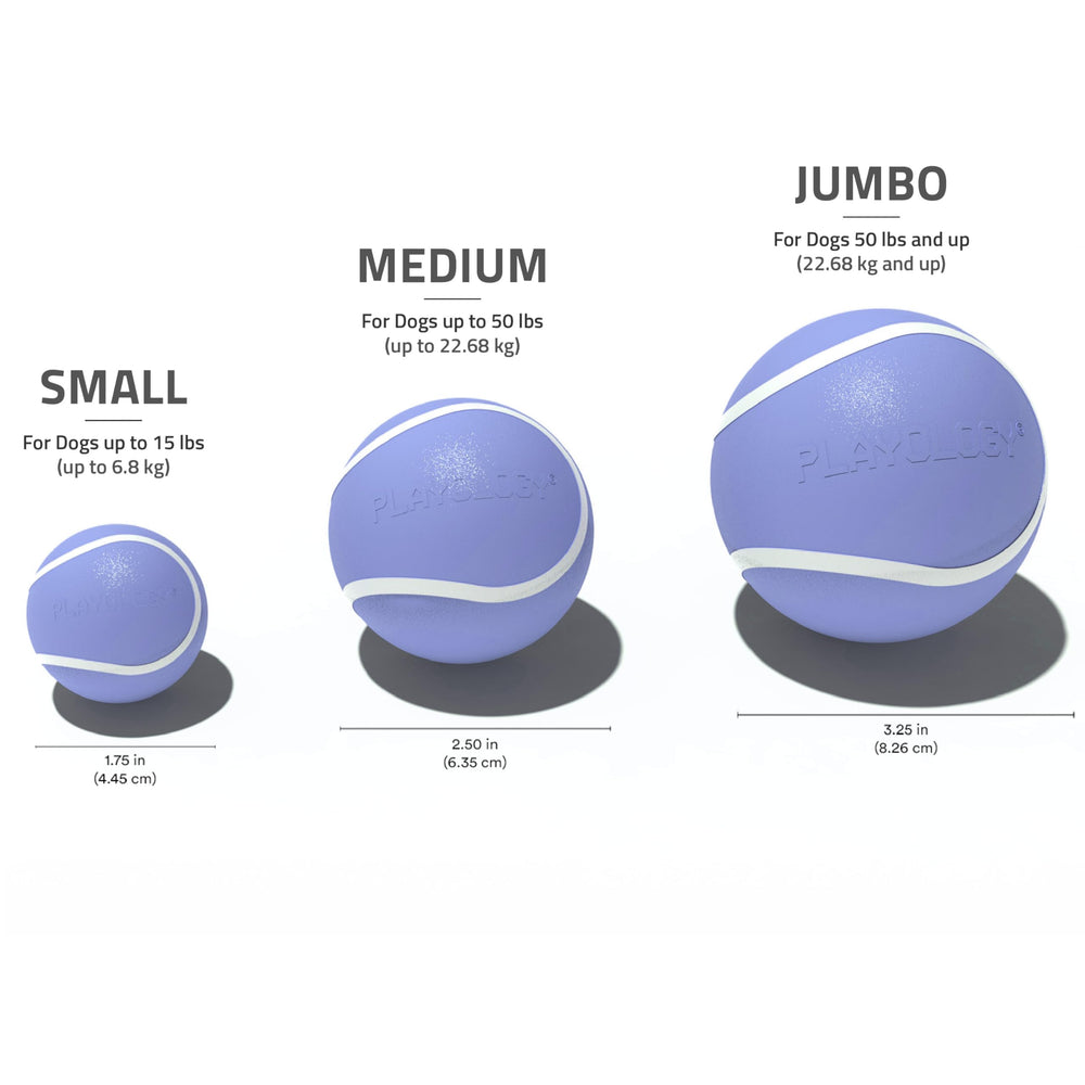 Close look at non-toxic Playology ball designed to be gentle on teeth