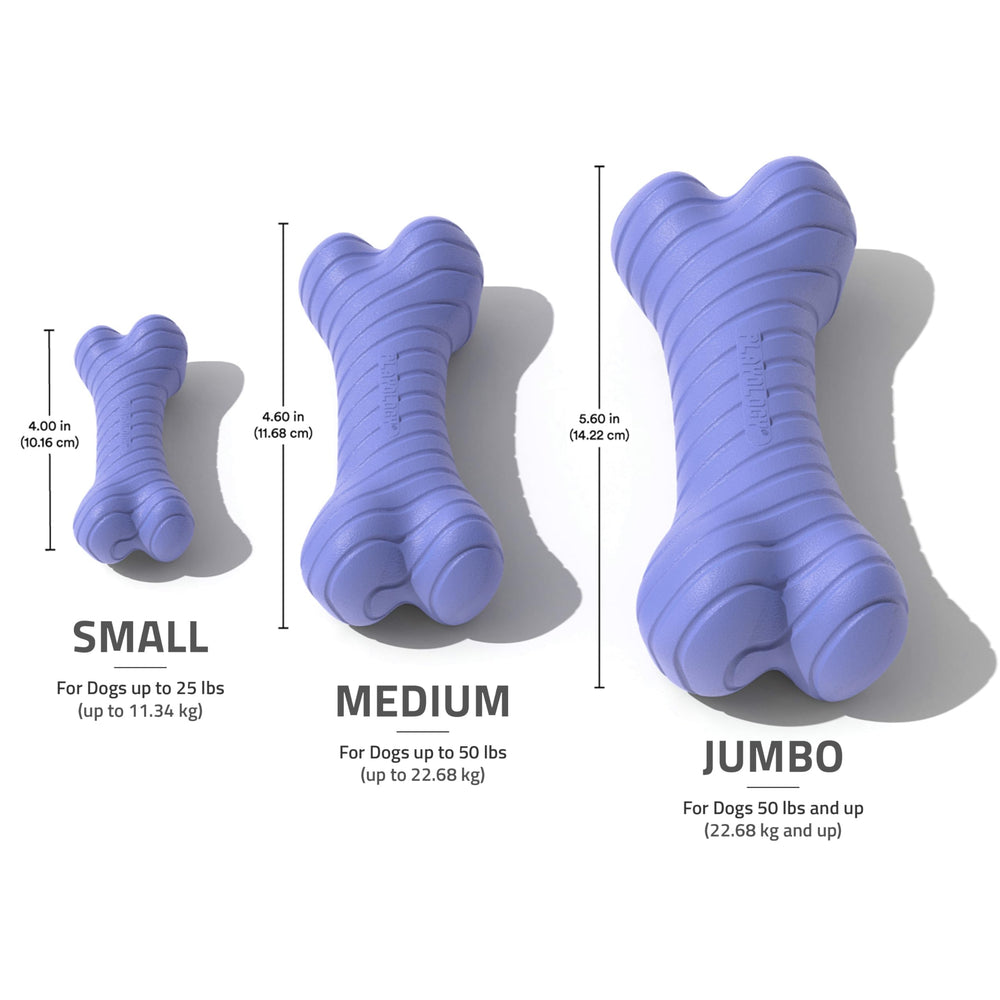 Playology ultra-durable chew designed for dogs 50 pounds and up.