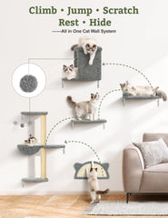 PLEKER cat sofa wall-mounted for cozy lounging and vertical play