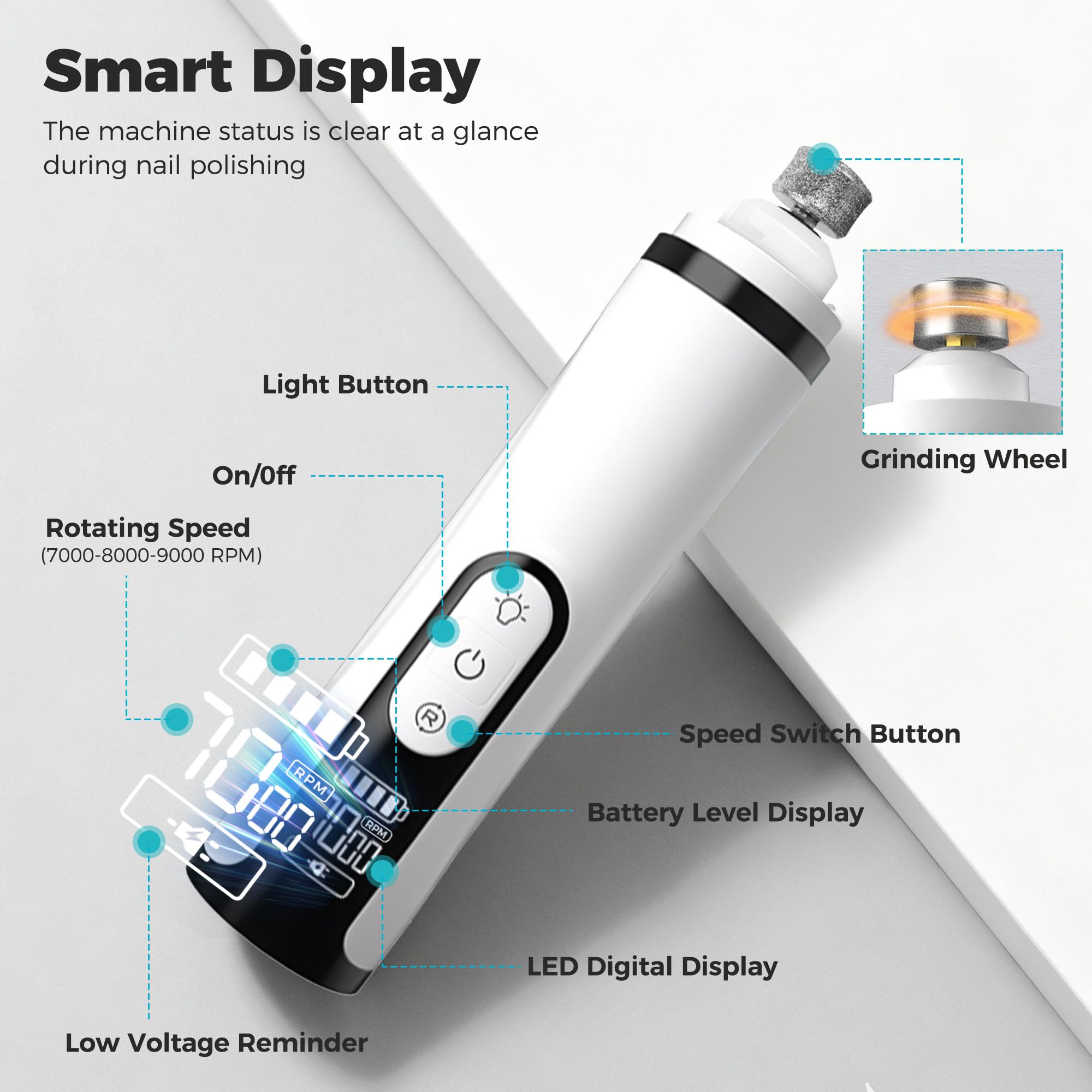 PleySyncz 2000mAh battery powers up to four hours of grooming