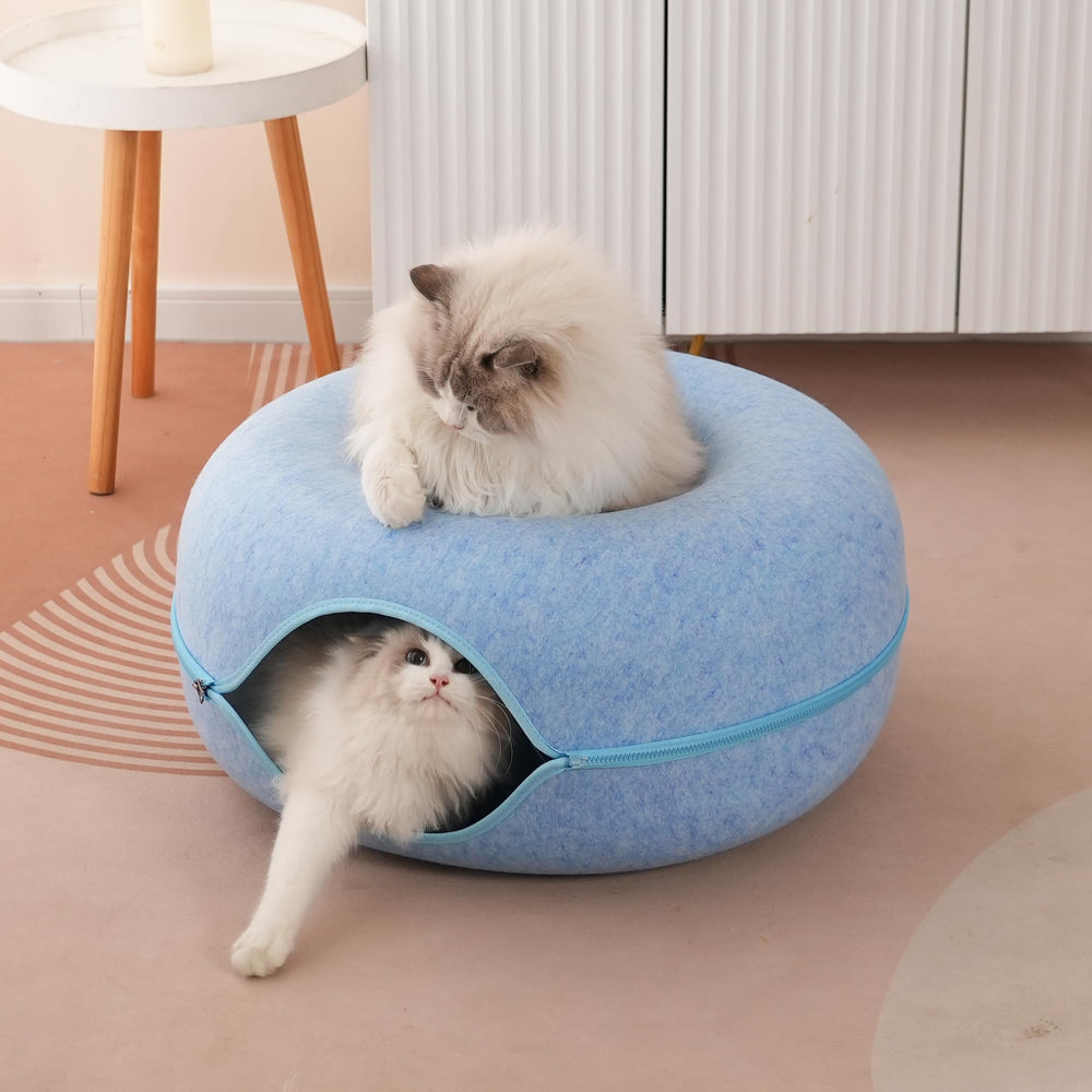 PLIISLUP large size supports cats up to 30 pounds for shared play.