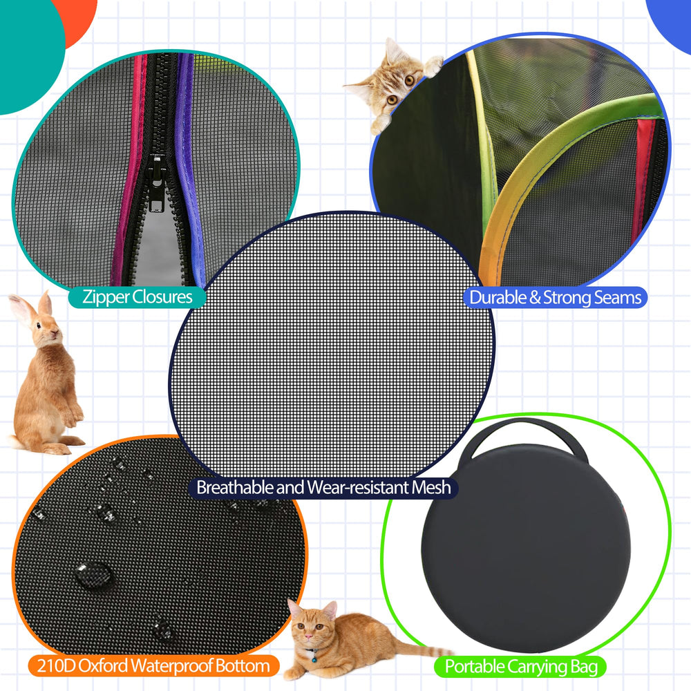 PLITTPETTS spacious enclosure suitable for multiple small pets at once