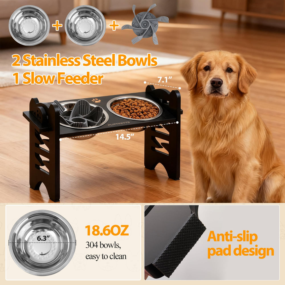 PLITTPETTS slow-feeder bowl promotes mindful eating and steady meals.