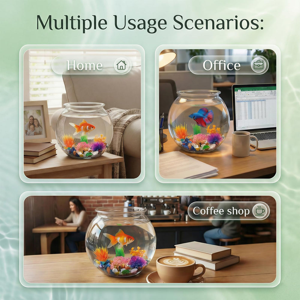 Plus tard beginner-friendly design makes caring for small fish uncomplicated.